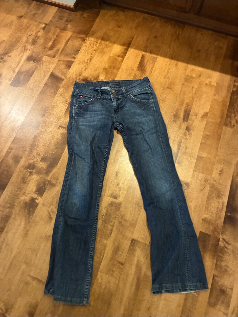 Hudson Jeans Women's Wide-Leg Denim in Dark Blue Wash